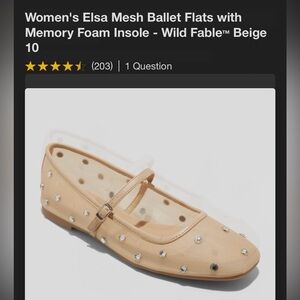 Brand New In Box NIB Wild Fable Elsa Flats